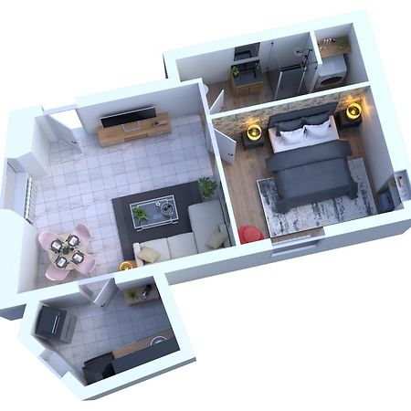 Gite Urbain - La Capsule - Parking Epernay Luaran gambar